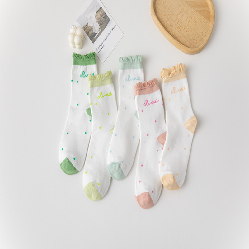 [Online Store Supply] New Socks Women Autumn and Winter Mid-Calf Length Socks Children Stockings Women's Mid Tube Stockings Women Knee High Socks