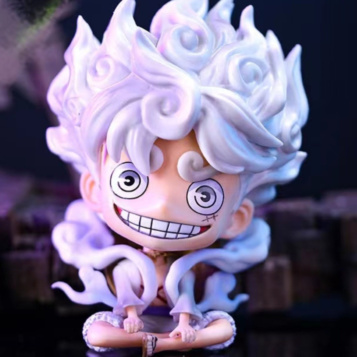 海贼王五档太阳神形态尼卡路飞q版车载小手办模型摆件索隆g5系列