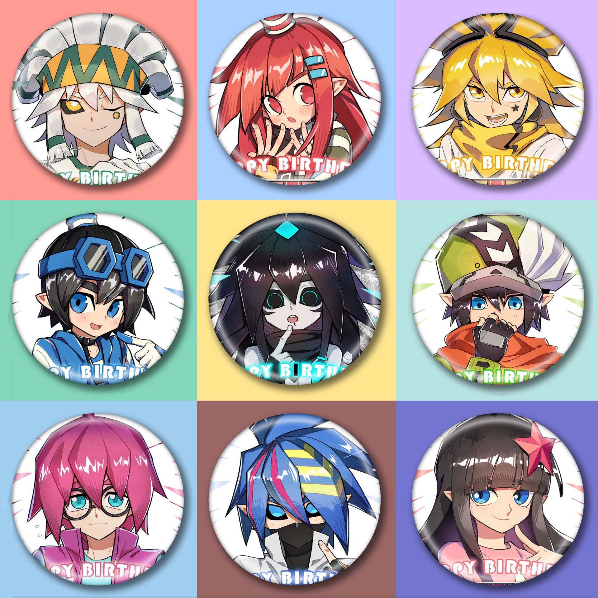 凹凸的世界 徽章 格瑞徽章吧唧各类动漫游戏徽章 凹134-156