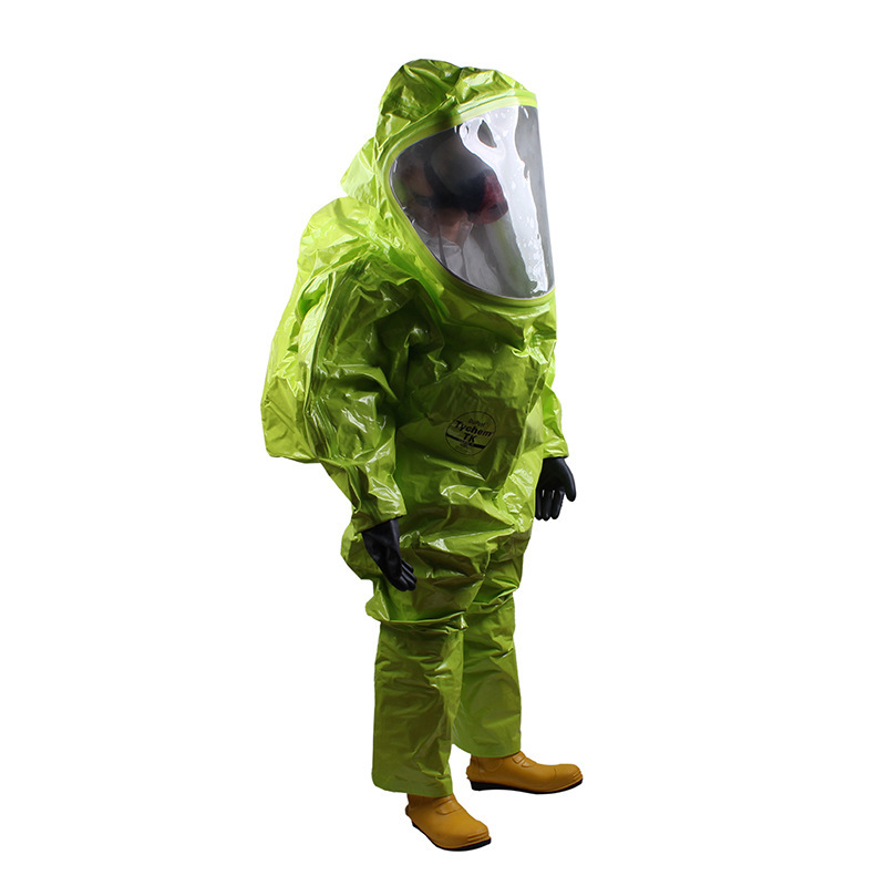 杜邦防护服tk554t ly全封闭气密性防护服 防化学a级重型防护服