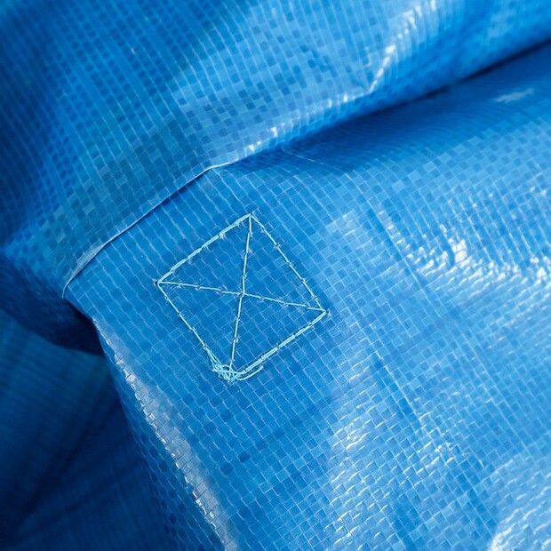 手提编织袋船型蛇皮袋宜家ikea弗拉塔蓝色防水聚丙烯购物包装袋子