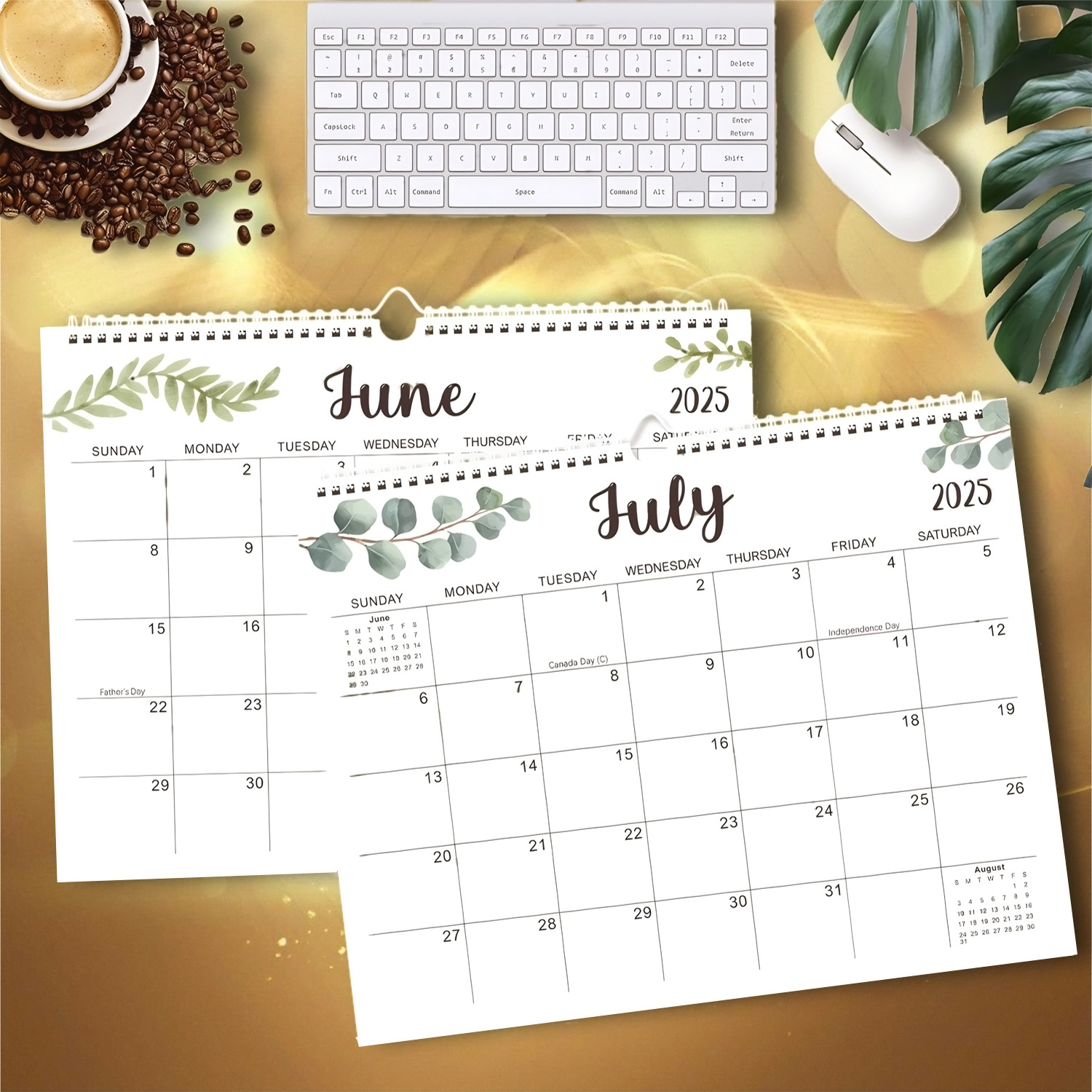 跨境易撕胶头英文新挂历挂墙日历计划本工作计划记录打卡现货专供