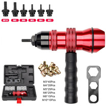 M3,M4,M5,M6,M8,M10电动铆钉枪拉铆抽芯转换头铝合金电钻变铆母枪