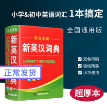 小学生初中生实用新英汉词典2021年新版双色高中汉英互译双解