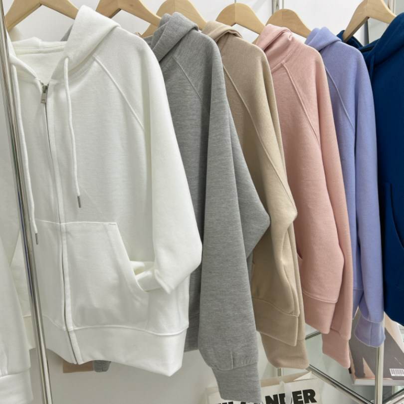 即墨卫衣女春秋外套连帽拉链卫衣开衫休闲外套ins韩风女装批发