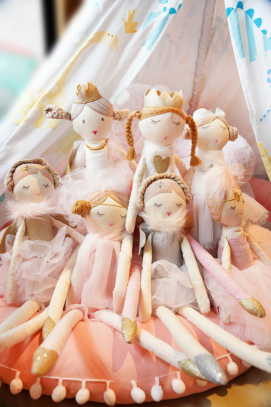 babybirdsins风新款布制玩具可爱洋娃娃花仙子玩偶公仔小女孩礼物