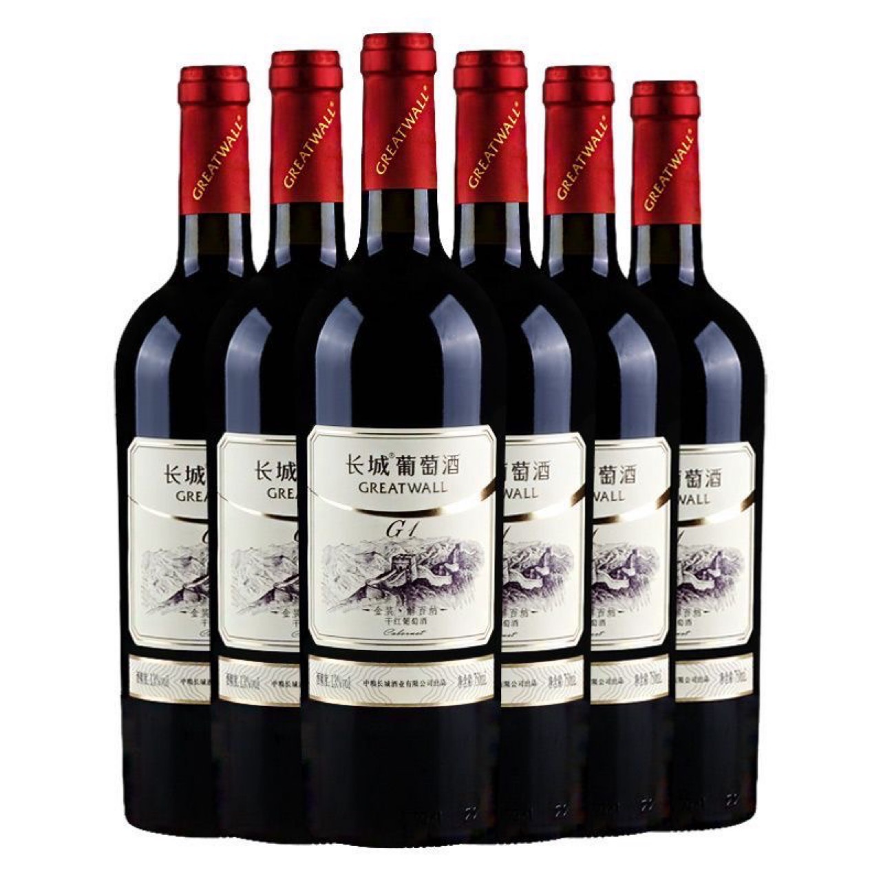 长城葡萄酒长城金装解百纳干红葡萄酒长城红酒整箱-阿里巴巴