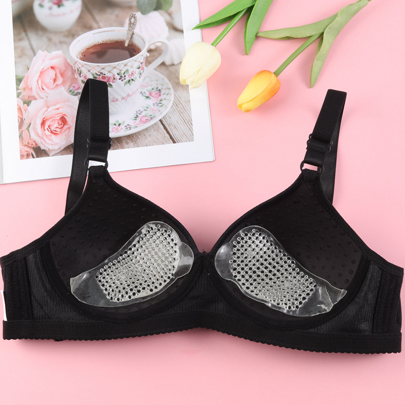 蜂窝硅胶插片胸垫内衣垫加厚透明隐形水滴形魔力胶挺拔文胸透气