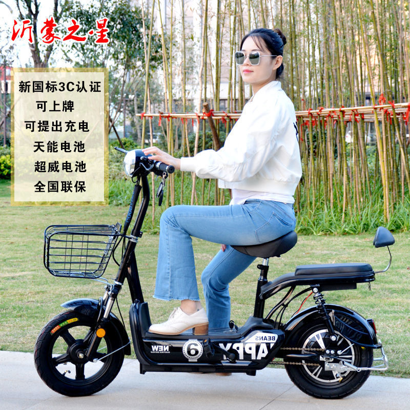 新款电动车成人电动自行车两轮48v 男女小型锂电车助力代步电瓶车