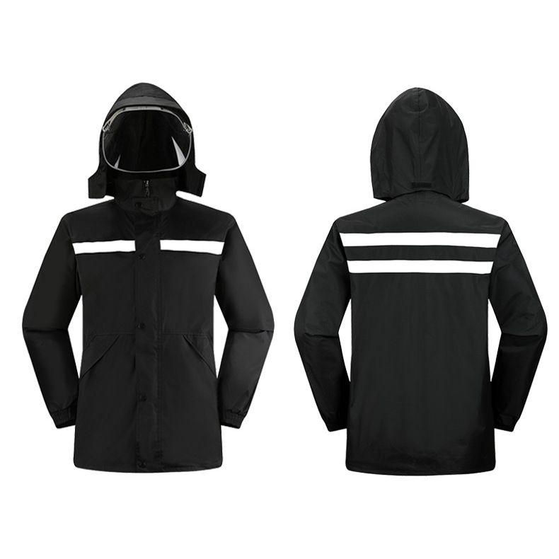 华海分体雨衣雨裤分体套装成人双层分体式反光雨衣春亚纺加工定制