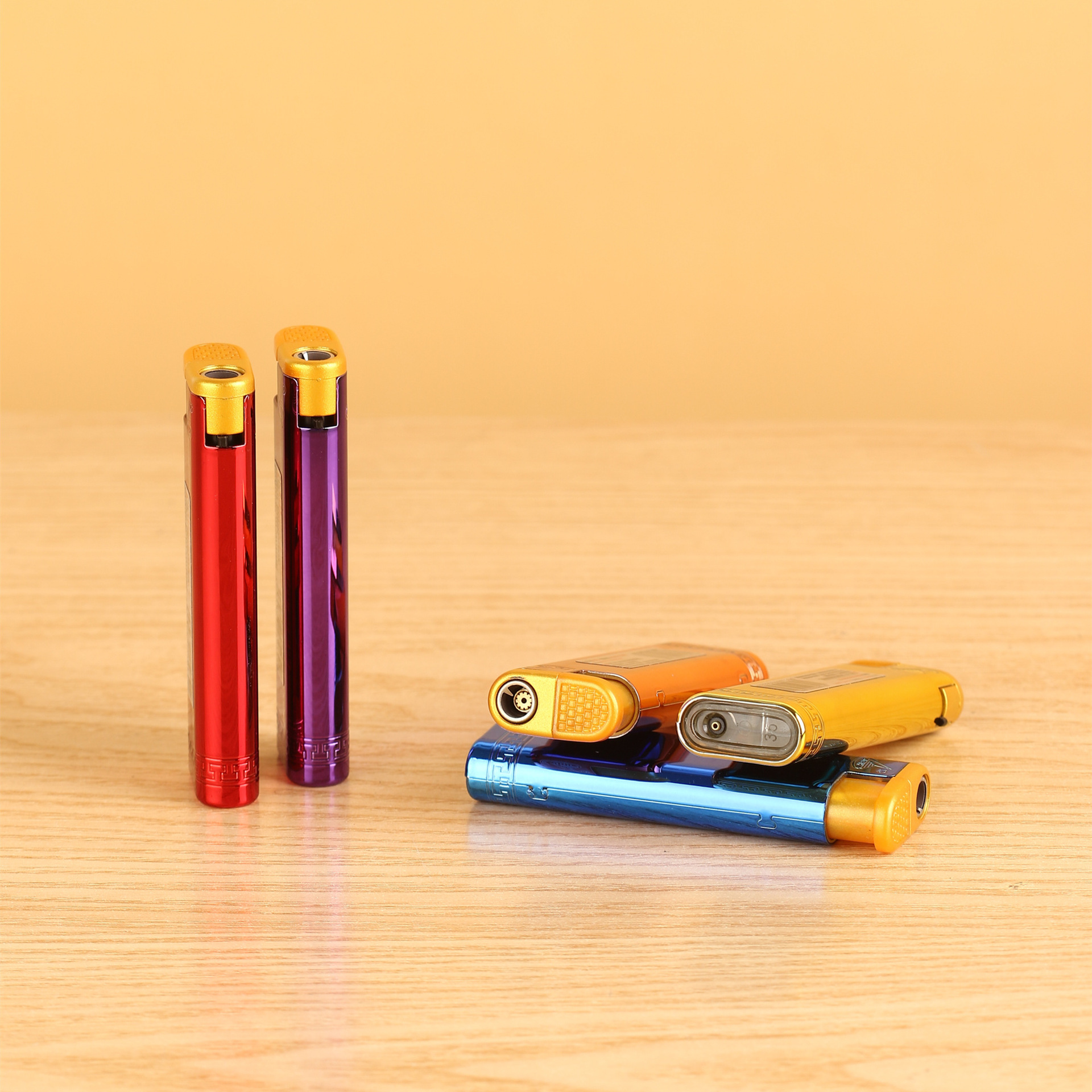 新品金博弘8017金属直冲防风打火机 厂家直销激光logo广告打火机