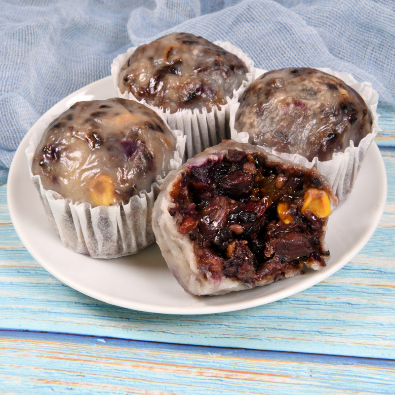 三益真 八宝粘豆包 家庭儿童早餐主食小吃 北方食品冷冻黏豆包