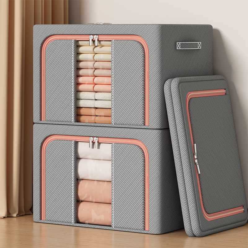 被子装整理盒储物箱折叠袋衣服收纳箱衣物家用布衣柜艺子筐的物箱