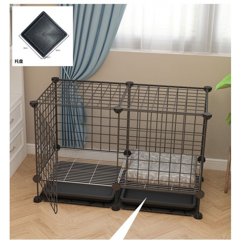 Diy Free Combination Magic Piece Assembled Pet Cage Fence Isolation Fence Cat Cage Dog Cage Rabbit Cage Barbed Wire Resin