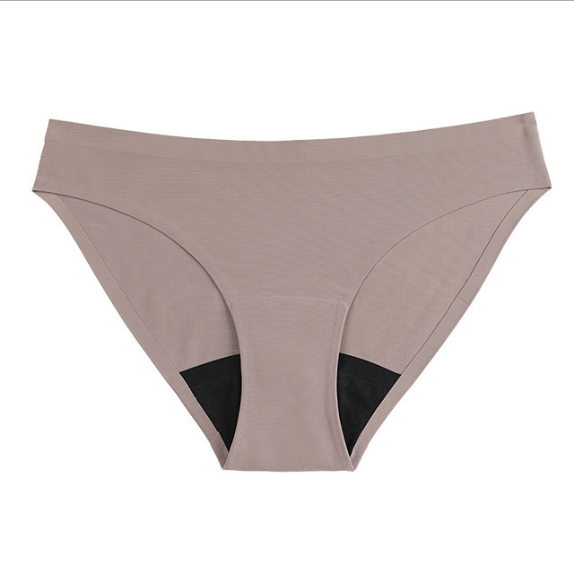 Cross-Border Printing Four Layers Large Size Low Waist Menstrual Panties Women's Leak-Proof Big Aunt Wear Sanitary Panty Menstruation Period Underwear