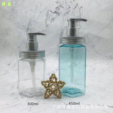 日本AM氨基酸洗护瓶 300ml六边形洗发水瓶 450ml高档六角沐浴露瓶