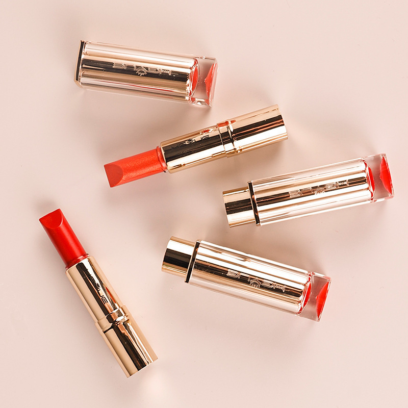 国潮口红甜蜜之恋7胭脂红哑光保湿滋润防水不易沾杯一件代发口红