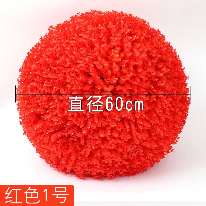 Artificial Grass Ball Plant Grass Ball Supermarket Hotel Ceiling Decorative Flower Plastic Green Plant Milan Eucalyptus Grass Ball