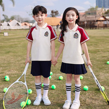 幼儿园园服校服小学生班服夏装毕业套装英伦风表演服学院风运动服