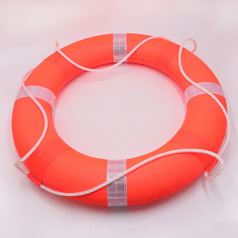 厂家批发牛津船用救生圈大人游泳圈专业成人塑料