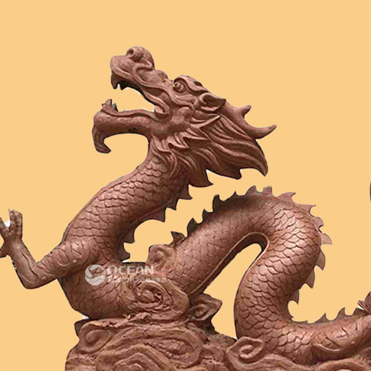 清远铸铜龙雕塑定制 水景园林景观雕塑工程项目铜雕塑大型摆件