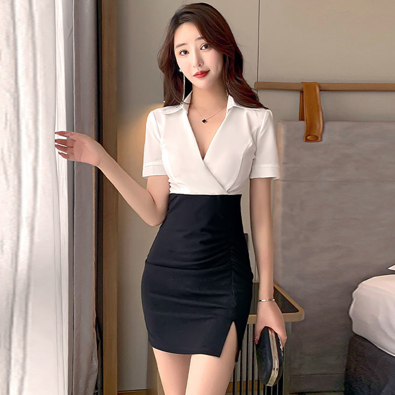 0成交0件东莞市大朗欧巴猪服装商行1年相似夜店足浴技师工作服气质