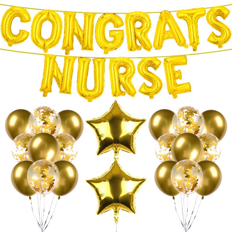 亚马逊2024毕业季气球套装毕业晚会派对典礼现场装饰布置气球道具