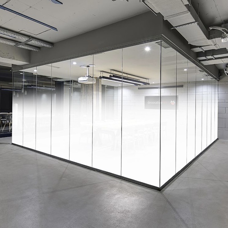 量大优惠当天发货渐变膜单向圆点办公室隔断磨砂玻璃贴纸透明贴膜