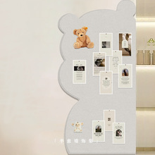 源头厂家小熊幼儿园羊毛毡墙贴卧室照片墙毛毡板墙面装饰背景挂墙