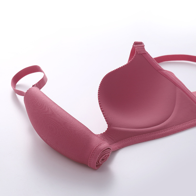 曼妮芬无钢圈亲肤减压文胸 简约无痕百搭舒适内衣女