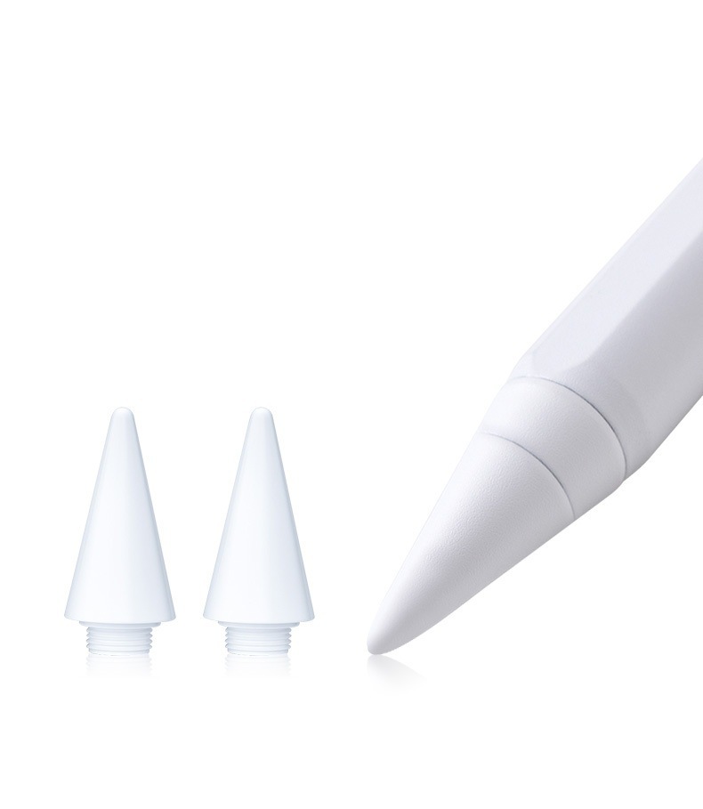 苹果电容笔笔头ipad防误触电容笔apple pencil倾斜压感笔尖专用