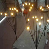 Solar garden lights LED Firefly outdoors waterproof Shake square Lighting Decorative lamp Plug lights