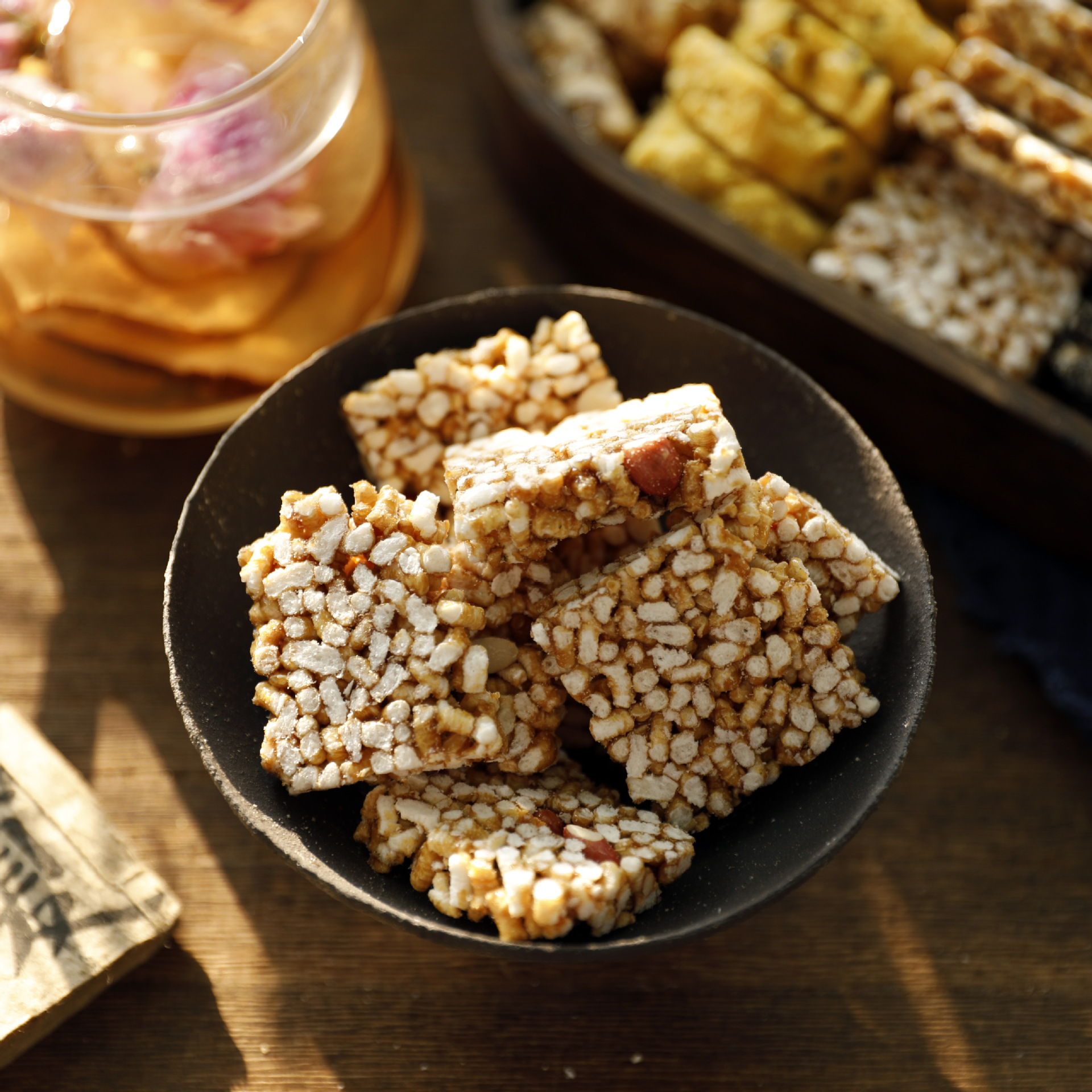 暖穗 黑芝麻糖 麦芽糖粗粮杂粮糖片组合 传统古法手作 复古老味道