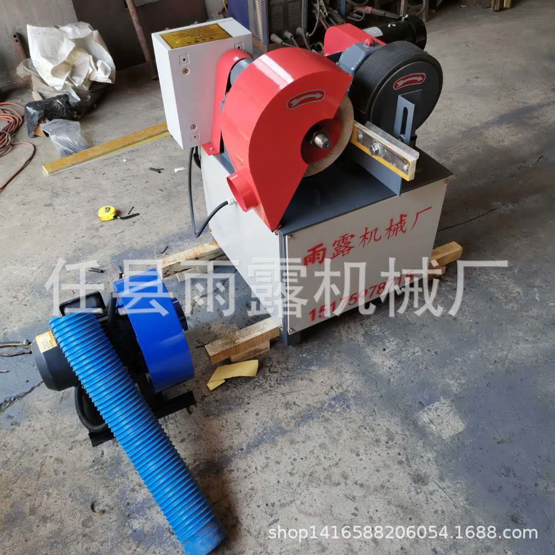 自动圆管除锈机不锈钢管拉丝机小型铝管无心外圆抛光机圆棒拉丝机