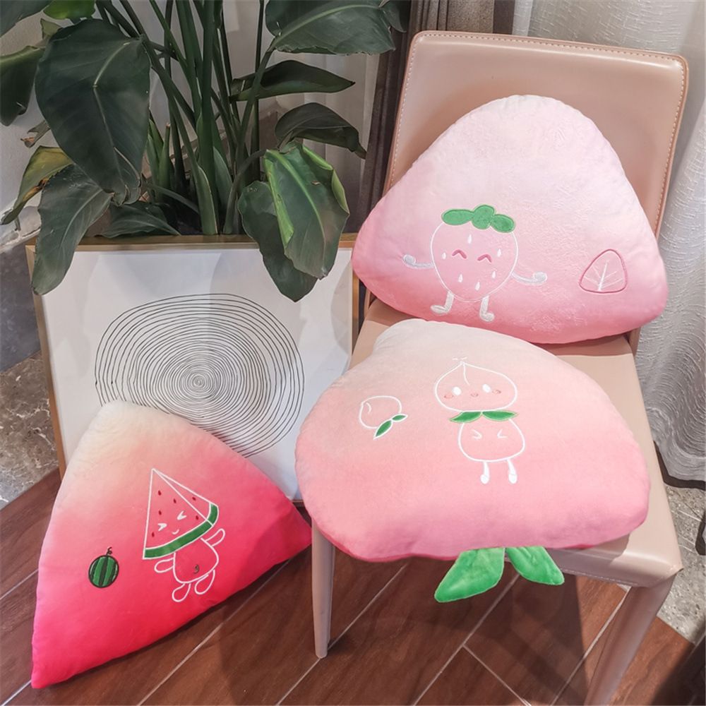 新品创意布艺靠垫水果西瓜抱枕家居公仔玩偶整蛊搞怪毛绒玩具批发
