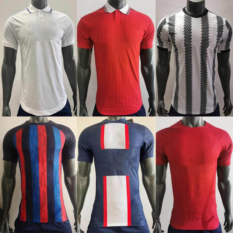 football jersey 2022卡塔尔世界杯球衣短袖成人儿童小学生足球服