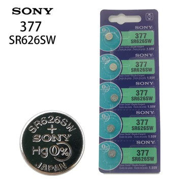 源头工厂纽扣电池sony索尼377 sr626手表电池364 sr621现货直发