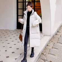 加厚长款棉袄女2022年新款面包服羽绒棉衣棉服女韩版宽松冬季外套