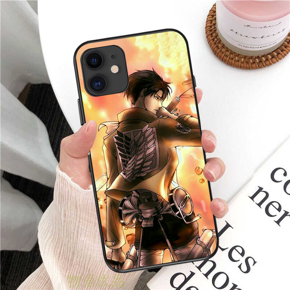 进击的巨人适用于iphone12新款手机壳定制自由之翼艾伦周边手机壳
