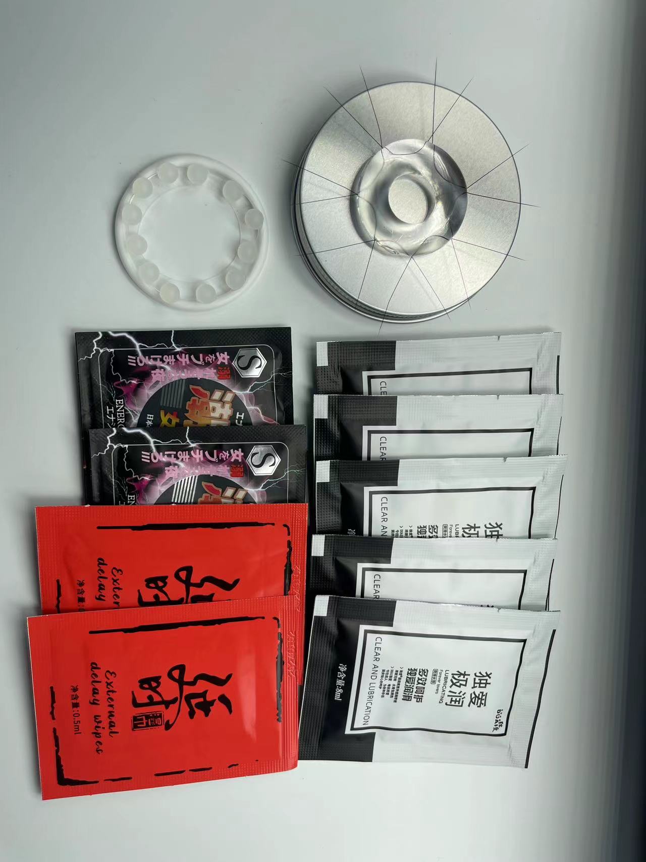 【第四代】升级款羊眼圈海狗胡须马尾毛带毛情趣锁精环调情用