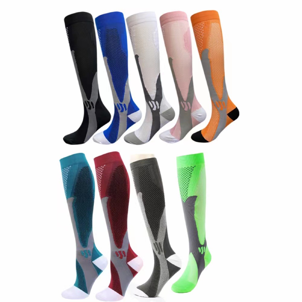 现货运动魔力压缩袜户外篮球袜弹力袜 运动压力袜