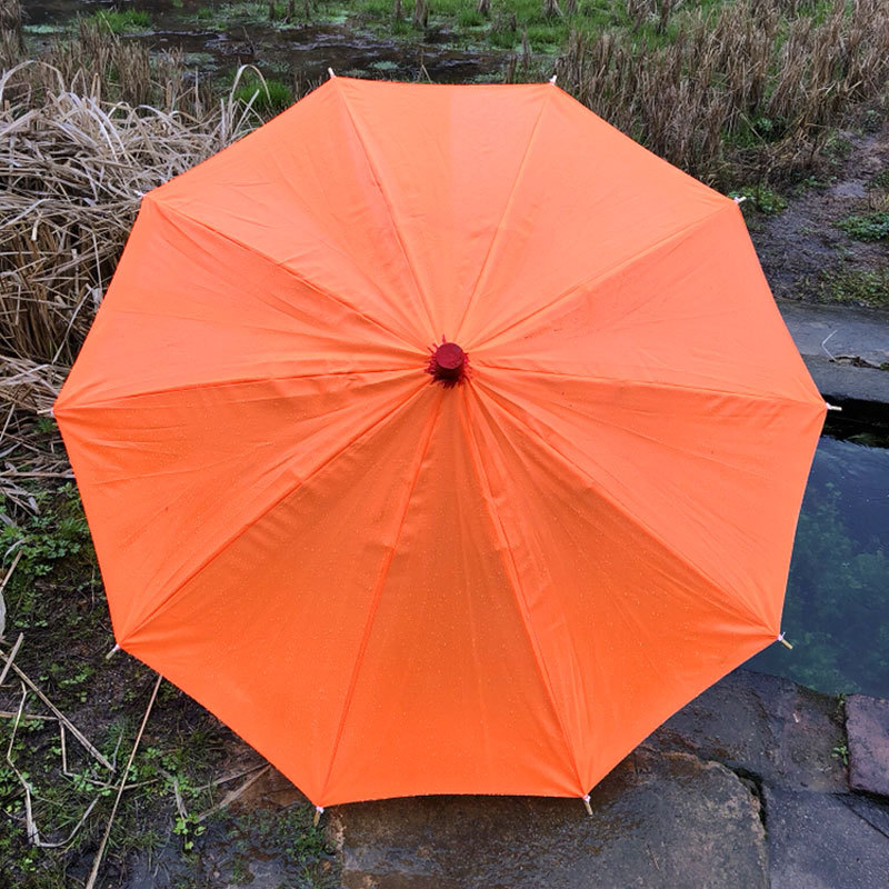 老油布伞防雨油纸伞女古风装饰舞蹈庭院户外古典江南道具仿古