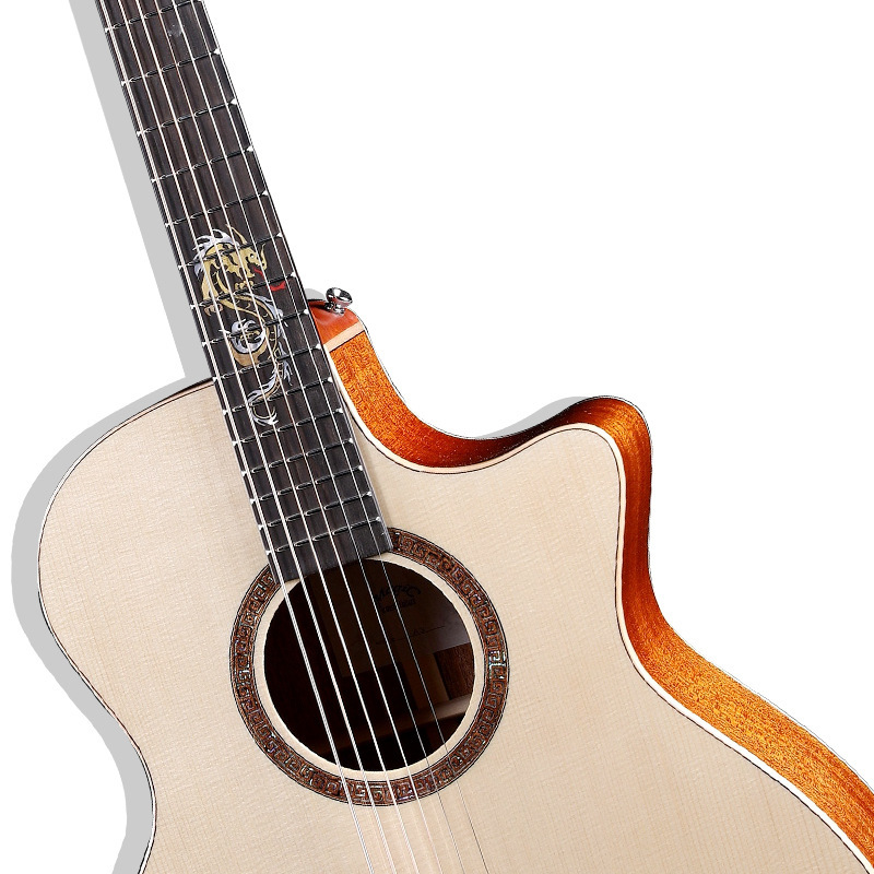 麦杰克magic 龙琴a3/a4-e 全单原声进阶 41寸ga指弹 民谣电箱吉他