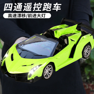 四通玩具汽车越野高速漂移车地摊机构礼品儿童充电遥控车电动遥控