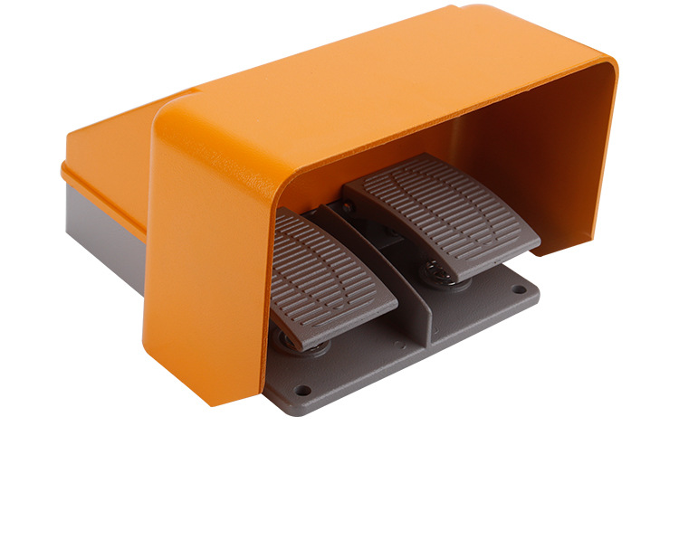 脚踏开关ydt1-18双踩双踏防滑全防护罩折弯剪板机双踏板脚踏开关