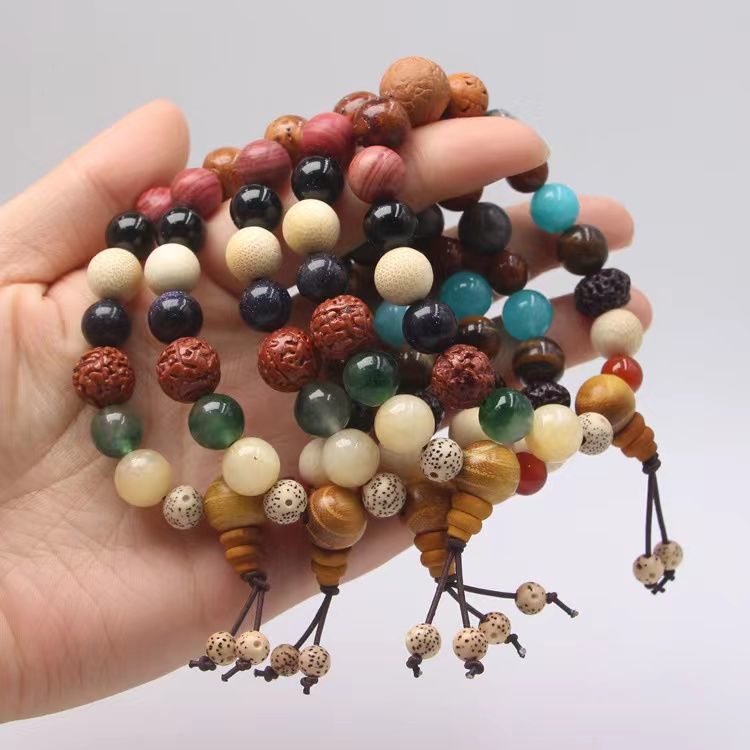 十八籽串多宝菩提子木质文玩杭州十八子手串18子手链一代-阿里巴巴