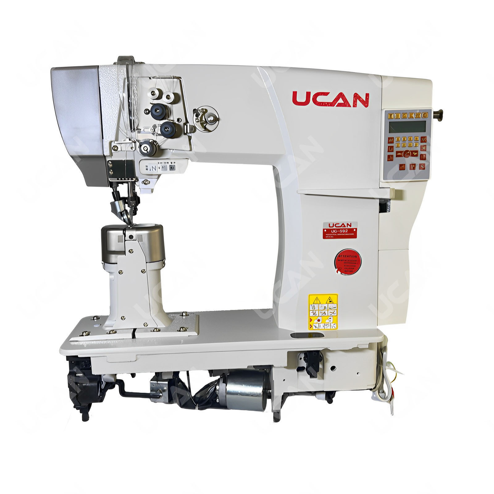 ucan工业缝纫机/鞋机四自动单双针电脑罗拉车高头车1592/792