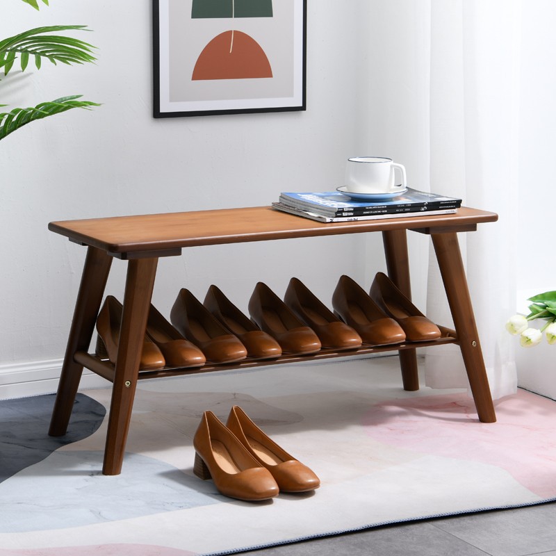 轻奢换鞋凳家用入户门口鞋柜玄关进门实木穿鞋凳可坐人床尾长条凳