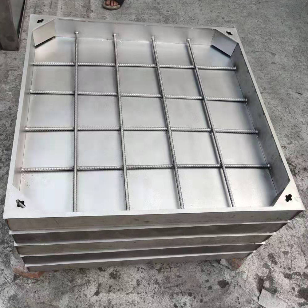 包边304不锈钢井盖镀锌不锈钢隐形井盖铺装电力不锈钢装饰井盖