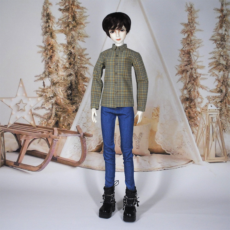 玩偶3分人偶mjd bjd sd doll心怡三分男娃60cm全套含衣服鞋子帅气